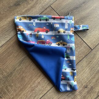 Mosható vízhatlan uzsonnás zacskó - autók